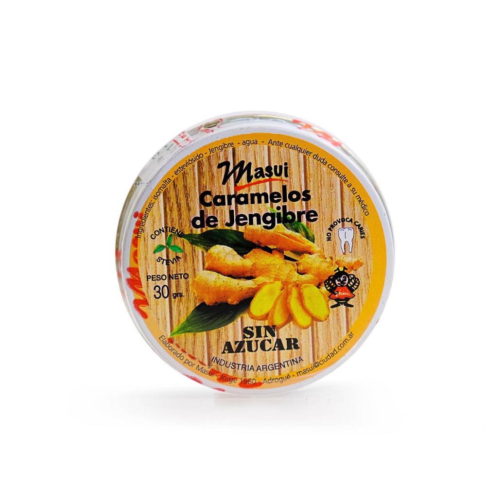 Masui Caramelos de Jengibre Sin Azúcar - 30gr